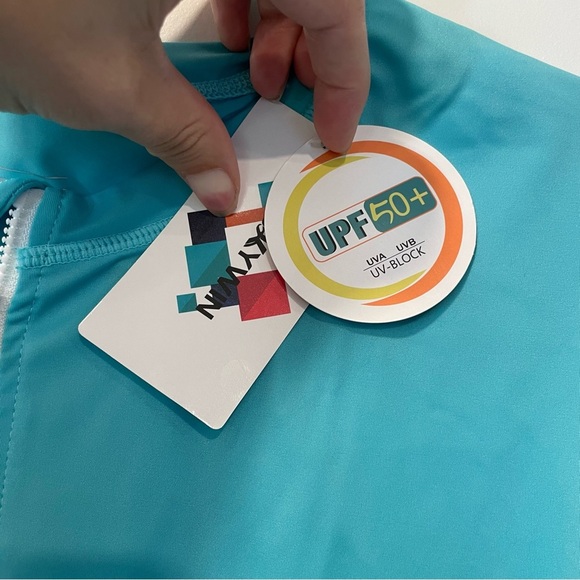 Long Sleeve UPF 50+ Sun Protection Swim Shirt for Adults Women New! XXL - Picture 3 of 6